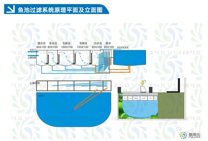 锦鲤鱼池过滤系统建造鱼池设计 - 1元